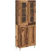 vidaXL Highboard 2 stk. Altholz 69,5 x 34 x 180 cm Holzwerkstoff