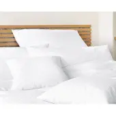 Elegante Web-Seersucker Bettwäsche Stockholm 200x220 cm + 80x80 cm | weiss - weiß