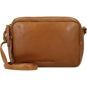 Greenburry Leder Umhängetasche Colombiana RV Shoulderbag 2 Zip Nougat braun