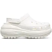 Crocs Pantoletten Classic Mega Crush Clog 207988 Weiß