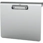 MAUL Klemmbrett MAULmedic, Format DIN A4 , Querformat, Klemmweite 8 mm, auch zum Aufhängen, Aluminium, silber