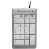 BakkerElkhuizen UltraBoard 955 V2 Numeric, USB, 22, Laptop / PC, 1,5 m, Dunkles Grau, Hellgrau