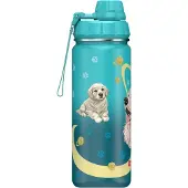 Step by step Isolierte Edelstahl-Trinkflasche "Sweet Pet"