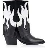 DWRS label Barbados Black / White Größe: 36 | Stiefel Outlet | Damen | Schwarz