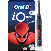 Oral-B iO Kids Marvel Spiderman, Kind, Rotierende Zahnbürste, Tägliche Pflege, Sensibel, Super sensitive, Blau, 2 min, Blau