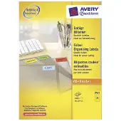 Avery Zweckform Etiketten 3451, 70 x 37 mm, 2400 Stück, gelb