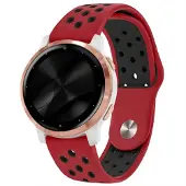 IMoshion Silikon-Sportarmband - Universelle 18 mm Anschluss - Red & Black