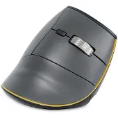 BakkerElkhuizen FastForward mouse, rechts, Vertikale Ausführung, Optisch, RF Wireless + Bluetooth + USB Type-C, 500 DPI, Grau