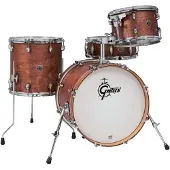 Gretsch drums Gretsch Catalina Club Jazz 4-teiliger 18-Kesselsatz Satin Walnuss Glaze