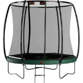 Avyna Pro-Line Trampolin 245 cm mit Sicherheitsnetz & Leiter rund grün