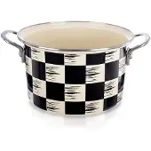 Orion Emaillierter Topf KARIERTES BRETT 22 cm, 4 l