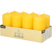 Papstar Kerzen goldgelb 8St
