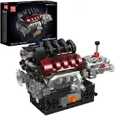 Mould King V8 Motor mit Getriebe 10227