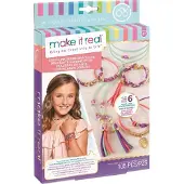 Make It Real Gold Link Seude, Armbänder-Bastelset für Kinder, 8 Jahr(e), Mehrfarbig