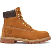 Timberland Robuster Kinderstiefel, wasserdicht, weizenfarben, Schnürung 6 Zoll