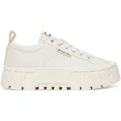 Tommy Hilfiger 8721289580138, Weiblich, Erwachsener, Modische Sneakers, Elfenbein, Schnürverschluss, Alle Jahreszeiten