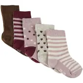 Minymo Socken - 5er-Pack - Rosa Rauch - - 31/34 - Socken