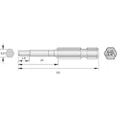 Bernstein Tools for Electronics 6-HX30-50 Bit-Set HRC-Stahl hochlegiert E 6.3