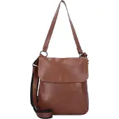 Harold's Leder Umhängetasche Schultertasche Caugio Handbag Double Up Cognac braun