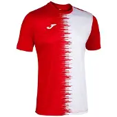 Joma City Ii Kurzarm-t-shirt Rot,Weiß M Herren Rot,Weiß M