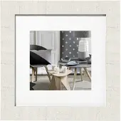 Walther design Holzrahmen HO440V Home 40x40cm polarweiss