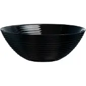 Luminarc 6 x Harena Uni schwarz Schale 27cm * - Noir (gehärtet)