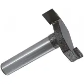 Dedra T-Nutfräser T T8 D32 H6,35 B9,4 mm – DED07F122B