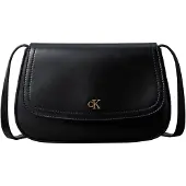 Calvin Klein Umhängetasche "CK FLAP CAMERA BAG" Damen Schultertasche, Abendtasche mit CK-Logo