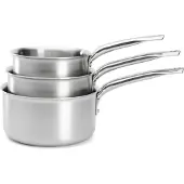 De Buyer Alchimy Edelstahl Kochtopf-Set - 3-teilig (16/18/20cm)