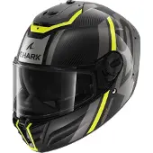 Shark Spartan RS Carbon Shawn Carbon Gelb Anthrazit DYA Integralhelm Größe XL