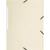 Exacompta Gummibandmappe A4 Vanille