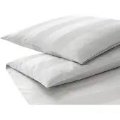 Elegante Mako-Satin-Kissenbezug einzeln En Bloc Farbe Weiss Größe 80x80cm