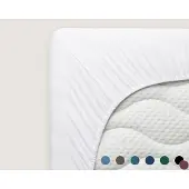 Schlafgut Spannbettlaken "PURE Bio-Baumwolle mit Elasthan, dehnbar blickdicht, straff, Bettlaken", PREMIUM Laken für Matratzen bis 30cm Höhe, in 90x200, 140x200, 180x200