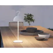Sompex LED Akku Tischleuchte Hook in Weiß 2,5W 238lm IP65
