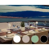 Sompex LED Akku-Tischleuchte Silwy in Schwarz 2,2W 200lm IP65