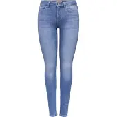 ONLY Damen Jeans-Hose OnlBlush Mid Skinny Rea12187 Noos Denim Skinny Fit-Jeans, Farbe:Blau, Jeans/Hosen Neu:L / 34L