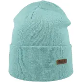 Eisglut Tonio Damen Beanie aus Baumwolle mit Klappsaum, zweischichtig und warm, FROST