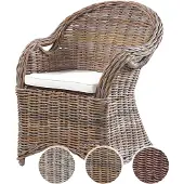 Harms Import Interia Home & Living 970399 Sessel 'BREST' mit Armlehnen, für Innenbereich