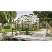 Pergart Vitavia, Aktionsangebot (inkl. 100 Euro Zubehör): Gewächshaus "Uranus 8300", smaragd grün, 8,3 m², 4 mm HKP