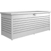 Biohort LeisureTime Box 200, Aufbewahrungsbox, Metallisch, Silber, Rechteckig, Galvanisiertes Stahl, Einfarbig, Draußen