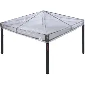 vidaXL Ersatzbezug für Pavillon Transparent 300 x 300 x 26 cm PVC