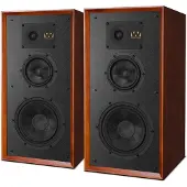 Wharfedale Super Linton - Standlautsprecher, mahagoni, mit Stands