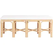 Vente-unique Sitzbank Lumanio Naturfarben Hell 120 cm