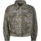Vingino Jeansjacke Tori Leopard Mädchen Grau 104
