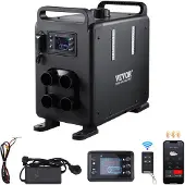 Vevor 8 kW Dieselheizung 12 V / 24 V All in One Diesel-Luftheizung mit Bluetooth App-Steuerung &amp; Fernbedienung &amp; Anzeigebildschirm &amp; CO-Alarm