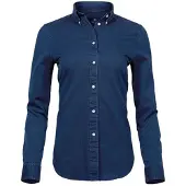 Tee Jays Damen Denim Twill Bluse langarm 4003 indigo XL
