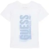 GUESS T-Shirt N6RI11 K8HM4 Weiß Regular Fit
