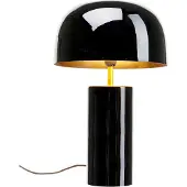 Kare Design Tischlampe Loungy Gold, messing / gold, für Wohn- / Esszimmer, Metall, Design, Tischlampe