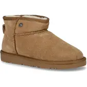 Mjúka Cardstone Warm gefüttert Stiefel, Chestnut, 32