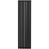 MonsterShop Oval Röhrenheizkörper - 1800mm x 480mm - Schwarz